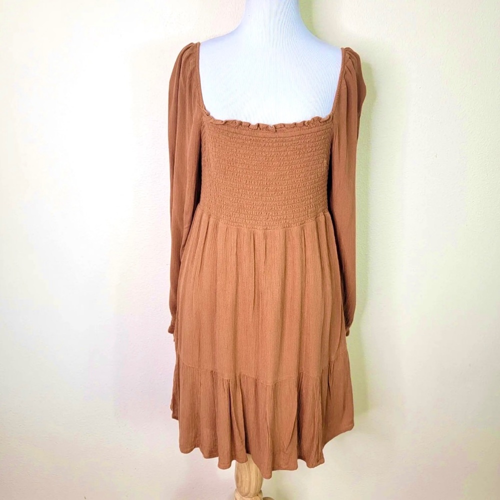 Abercrombie & Fitch Smocked Dress Large